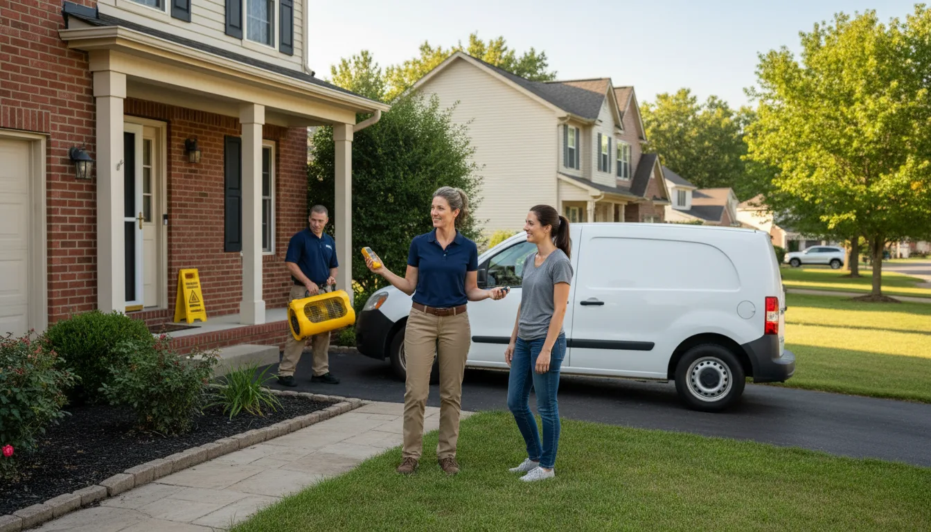 Water restoration image for Water Damage & Restoration Services in Raysal, WV